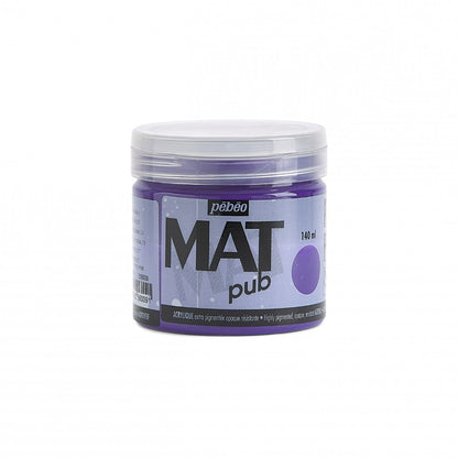 Pebeo Mat Pub Akrylfärg 140 ml - kobolt violett