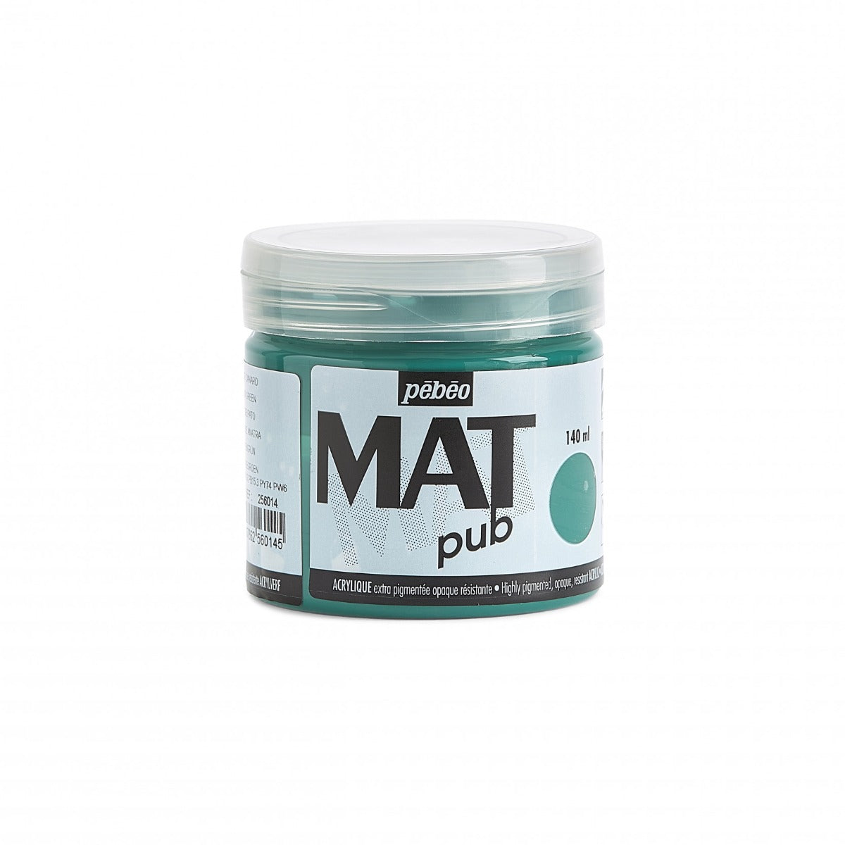 Pebeo Mat Pub Akrylfärg 140 ml - Blauwgroen