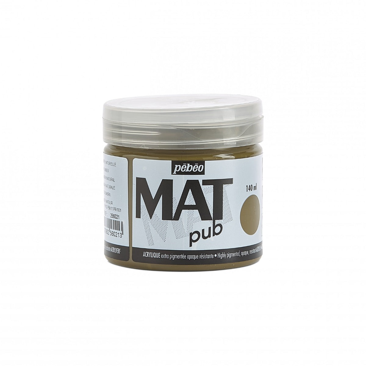 Pebeo Mat Pub Akrylfärg 140 ml - Raw umbra