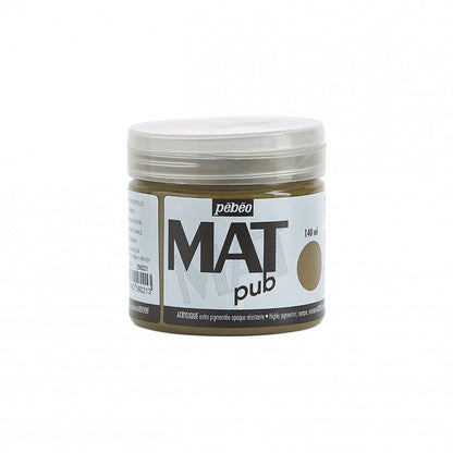 Pebeo Mat Pub Akrylfärg 140 ml - Raw umbra