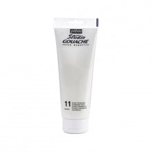 Pebeo Studio Gouache 220 ml - permanent hvid - Gouache og tempera