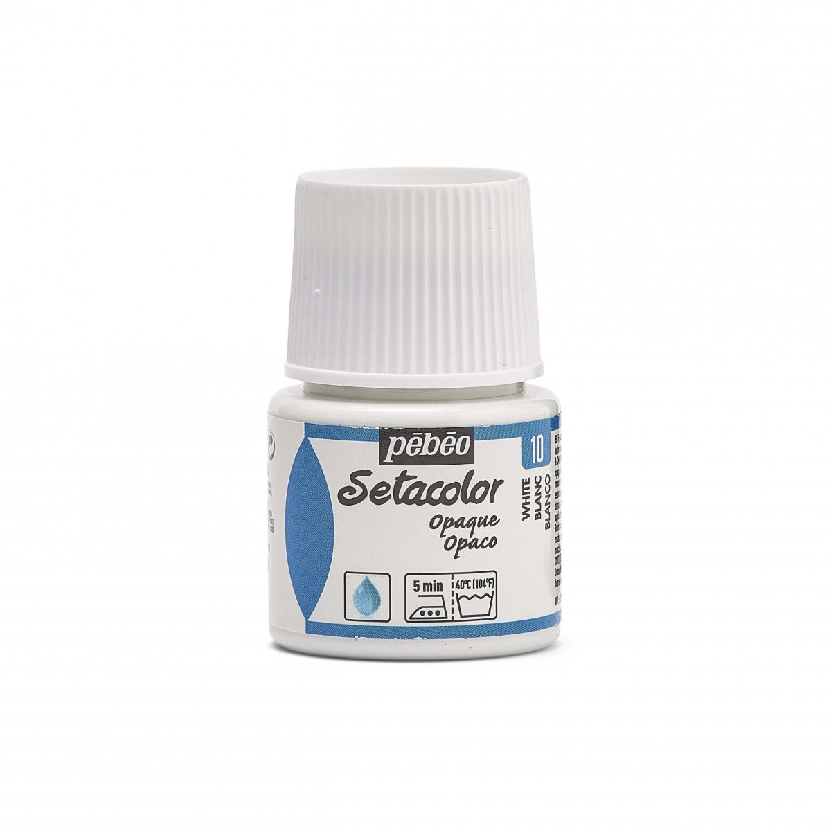 Pebeo Setacolor Opaque Fabric paint 45 ml - 10 - White