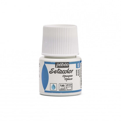 Pebeo Setacolor Opaque Fabric paint 45 ml - 10 - White