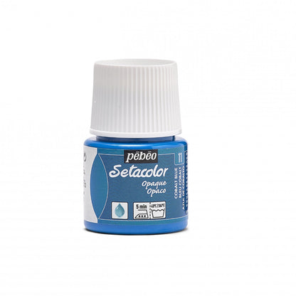 Pebeo Setacolor Opaque Fabric paint 45 ml - 11 - Cobaltblauw