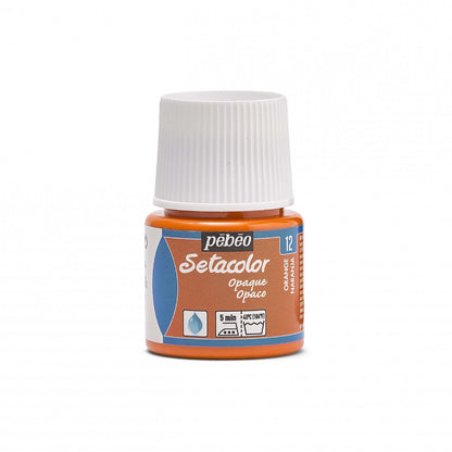Pebeo Setacolor Opaque Fabric paint 45 ml - 12 - Orange