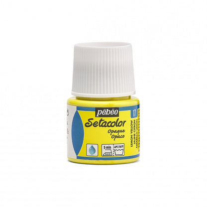 Pebeo Setacolor Opaque Fabric paint 45 ml - 17 - Citroengeel
