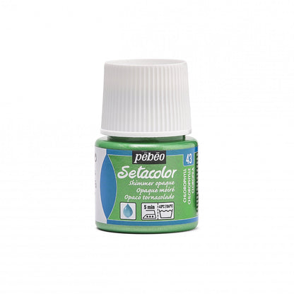 Pebeo Setacolor Shimmer Textielverf 45 ml - 43 - Chlorofyl Moiré