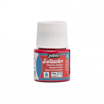 Pebeo Setacolor Shimmer Textielverf 45 ml - 46 - Passierood Moiré