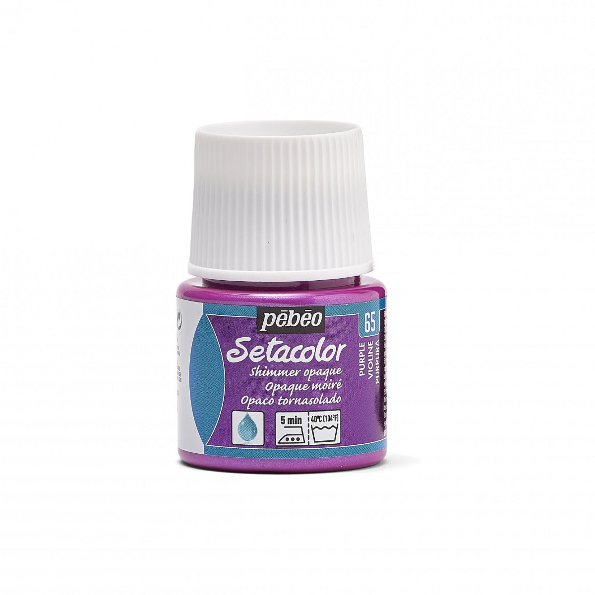 Pebeo Setacolor Shimmer Textielverf 45 ml - 65 - Violet Moiré
