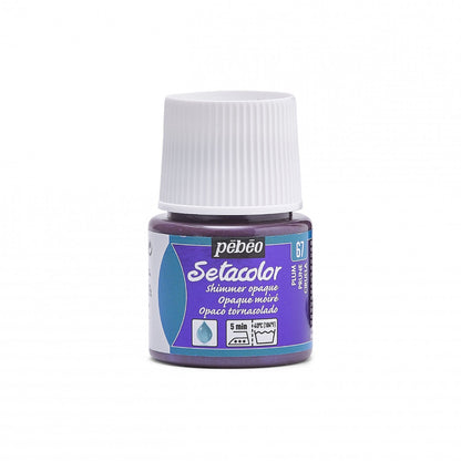 Pebeo Setacolor Shimmer Textielverf 45 ml - 67 - Pruim Moiré