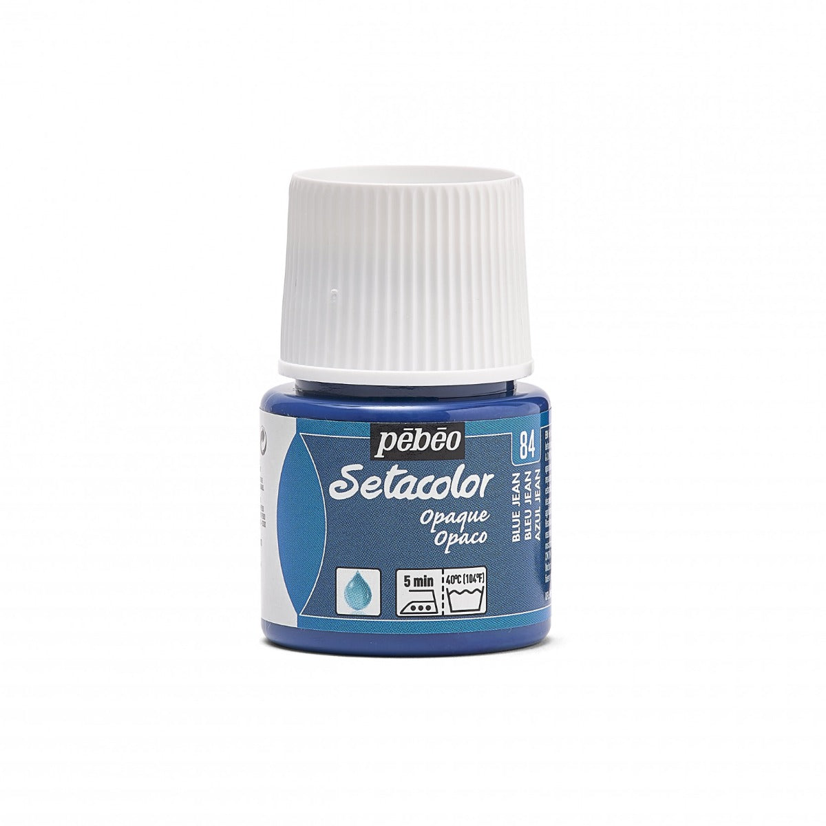 Pebeo Setacolor Opaque Fabric paint 45 ml - 84 - Jeansblauw