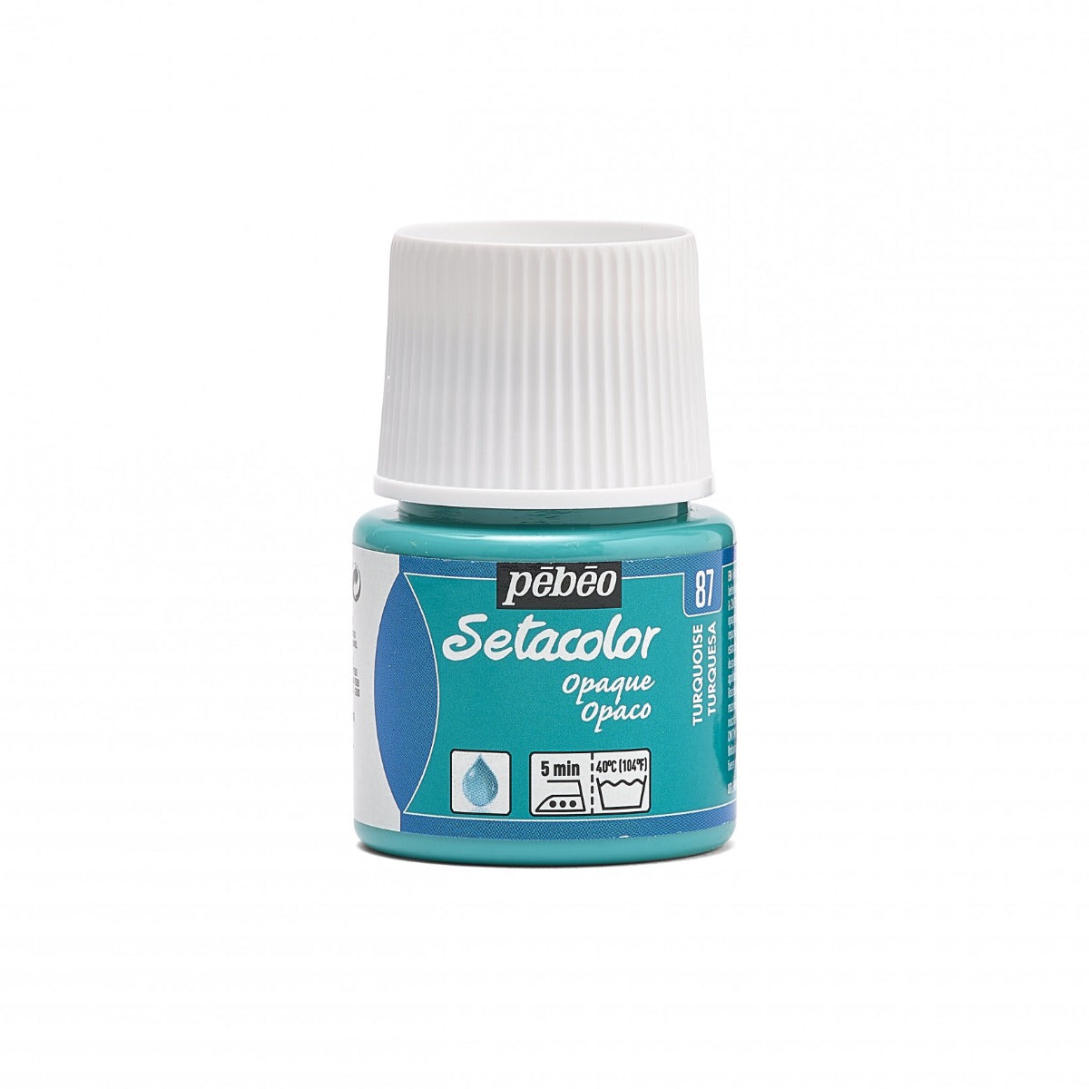 Pebeo Setacolor Opaque Fabric paint 45 ml - 87 - Turkoois