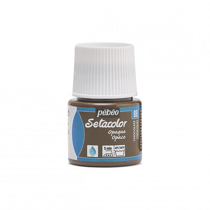 Pebeo Setacolor Opaque Fabric paint 45 ml - 88 - Chocolade