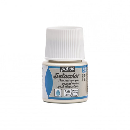 Pebeo Setacolor Shimmer Textielverf 45 ml - 98 - Ivoor Moiré