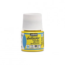 Pebeo Setacolor Opaque Suede Fabric paint 45 ml - Bright giallo - Colori per tessuti