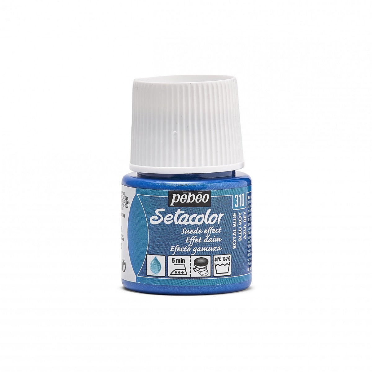 Pebeo Setacolor Opaque Suede Fabric paint 45 ml - Koningsblauw