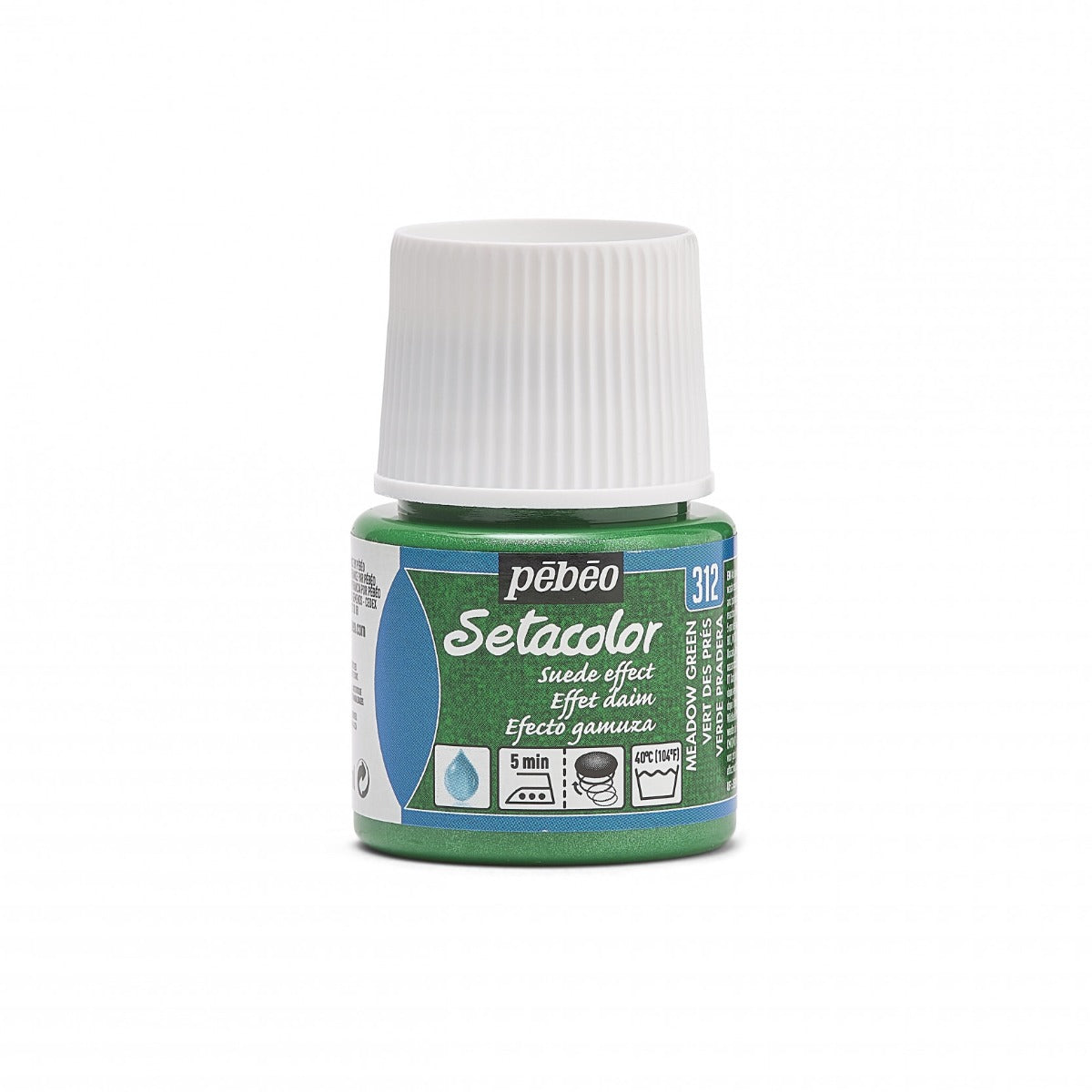 Pebeo Setacolor Opaque Suede Fabric paint 45 ml - Weidegroen
