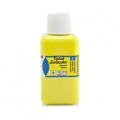 Pebeo Setacolor Opaque Fabric paint 250 ml - 17 - Citroengeel