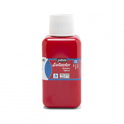 Pebeo Setacolor Opaque Fabric paint 250 ml - 80 - Red