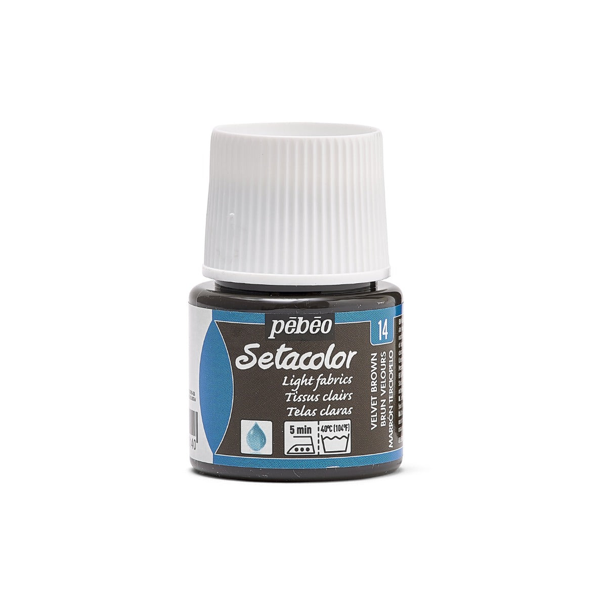 Pebeo Setacolor Light Fabric Fabric paint 45 ml - 14 - Fluweelbruin