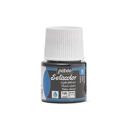 Pebeo Setacolor Light Fabric Fabric paint 45 ml - 19 - Black