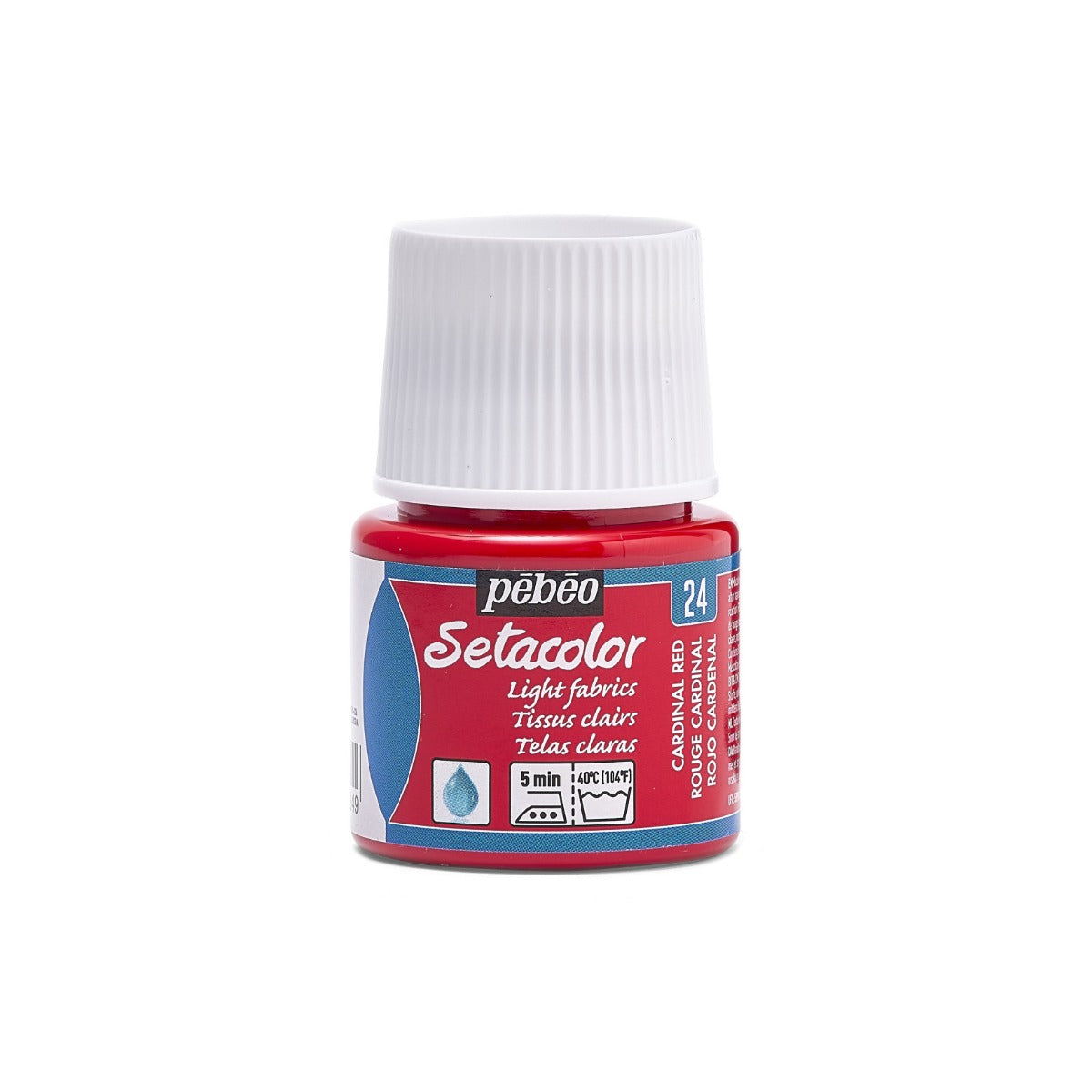 Pebeo Setacolor Light Fabric Fabric paint 45 ml - 24 - Kardinaalrood