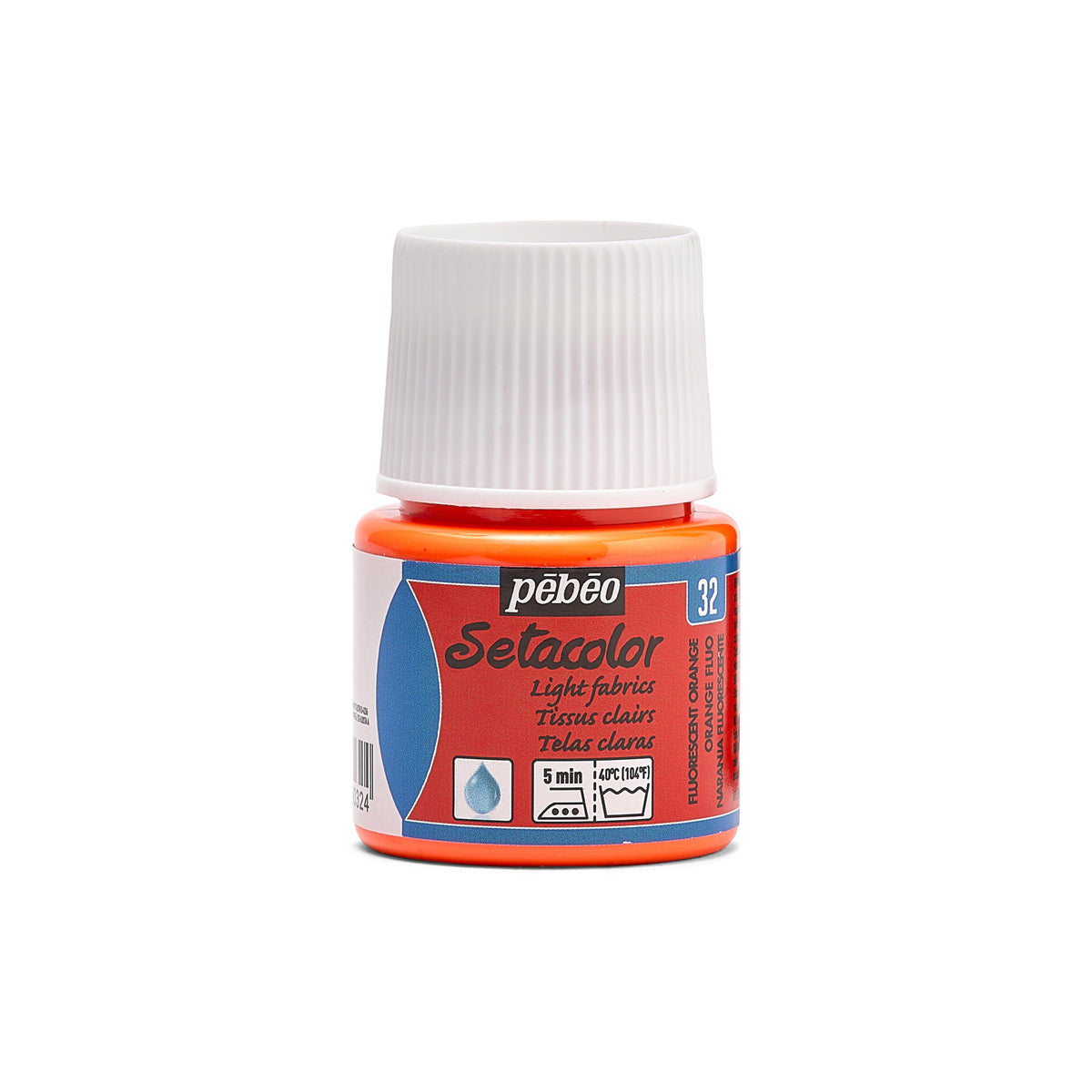 Pebeo Setacolor Light Fabric Fabric paint 45 ml - 32 - Fluorescent Orange