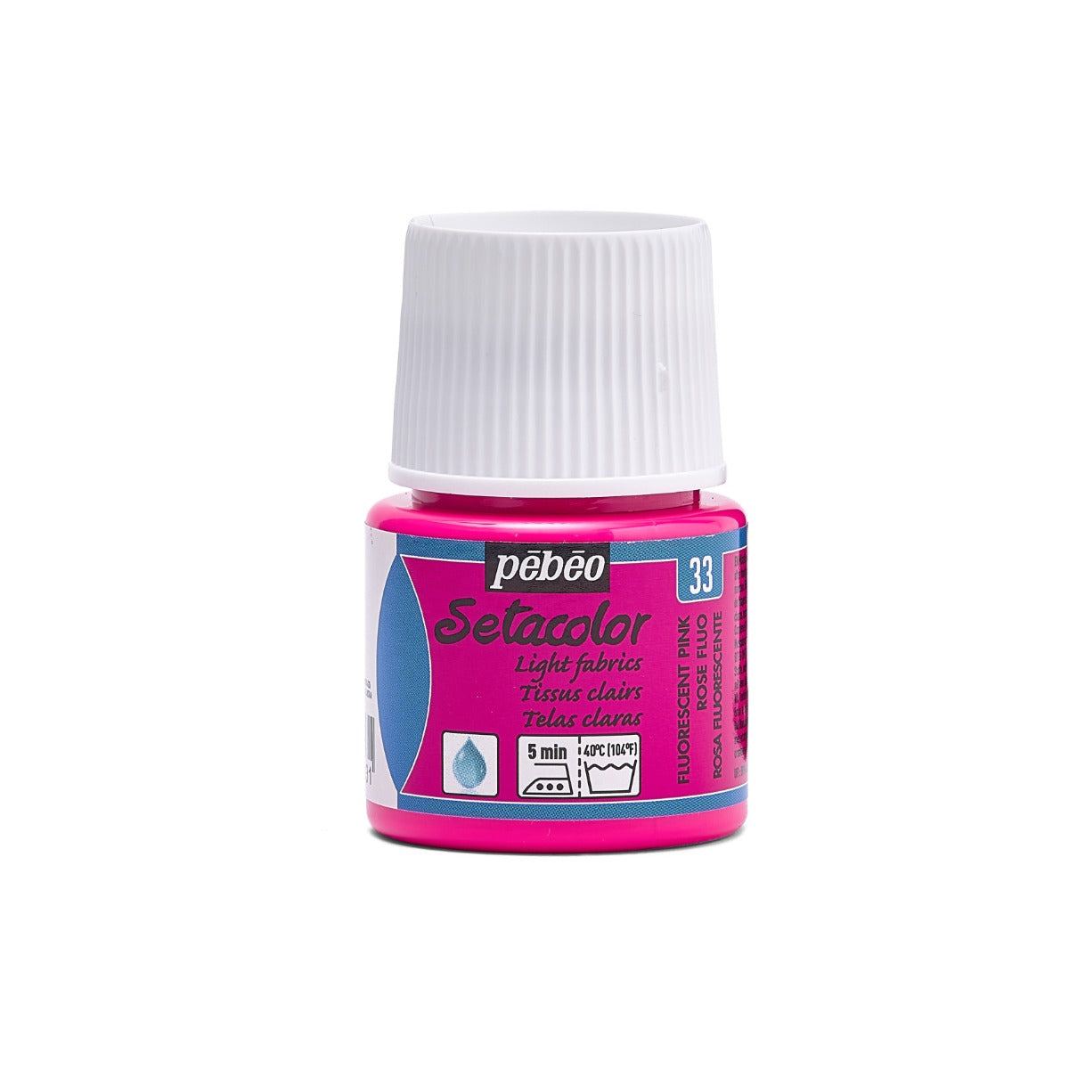 Pebeo Setacolor Light Fabric Fabric paint 45 ml - 33 - Fluorescent Roze