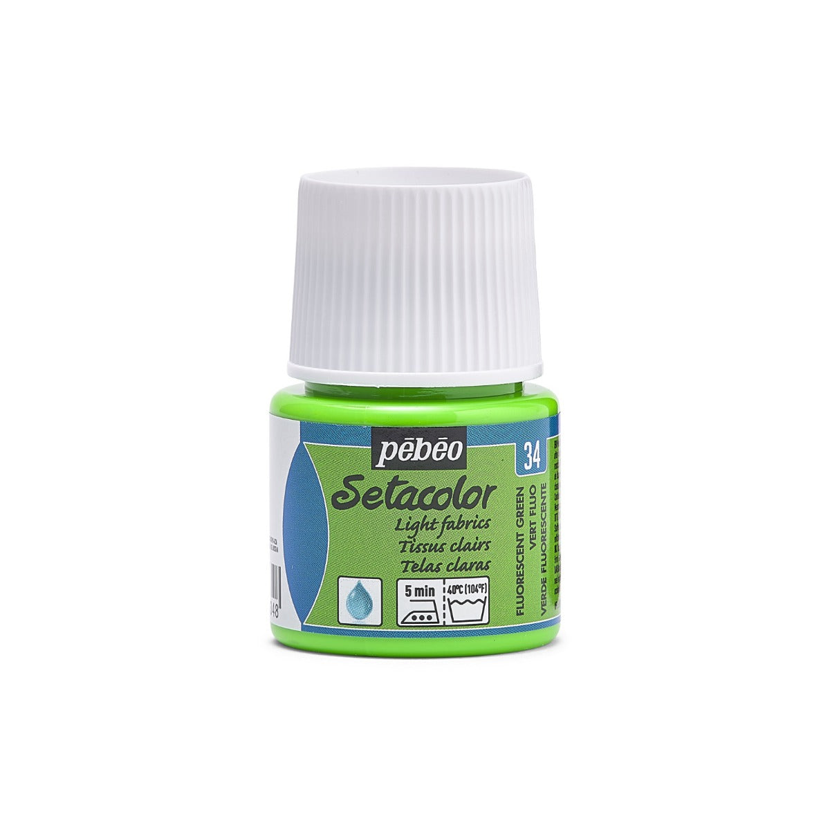 Pebeo Setacolor Light Fabric Fabric paint 45 ml - 34 - Fluorescent Green
