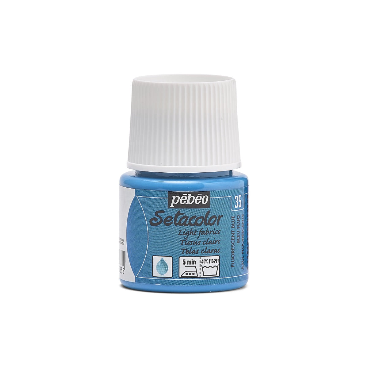 Pebeo Setacolor Light Fabric Fabric paint 45 ml - 35 - Fluorescent Blue