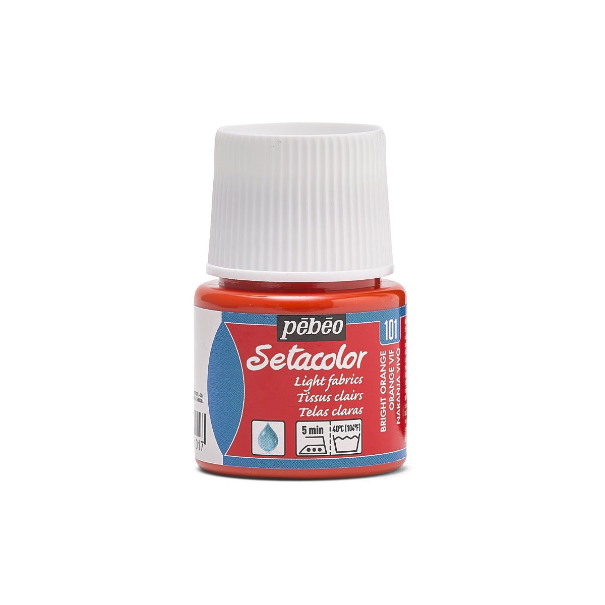 Pebeo Setacolor Light Fabric Fabric paint 45 ml - 101 - Levendig Orange