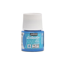 Pebeo Setacolor Glitter Fabric paint 45 ml - Aquamarijn - Colori per tessuti