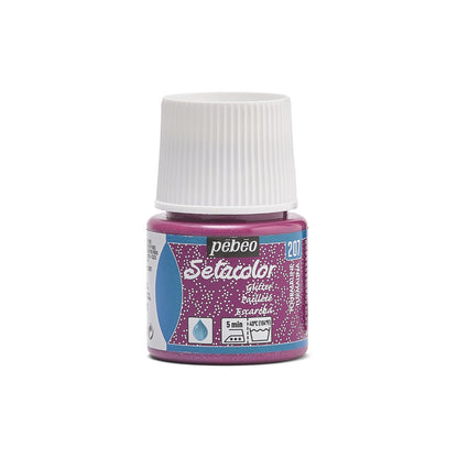 Pebeo Setacolor Glitter Fabric paint 45 ml - Toermalijn
