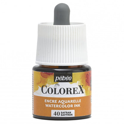 Pebeo Colorex Watercolour ink 45 ml - 40 - Saffraan - Inchiostro