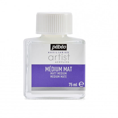 Pebeo Artist Acrylic Medium 75 ml - Mat - 75 ml - Malemedier