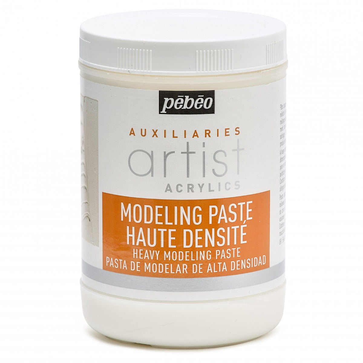 Pebeo Acrylic Modeling Paste - Artist Acrylic Hoge Densiteit - 1 l