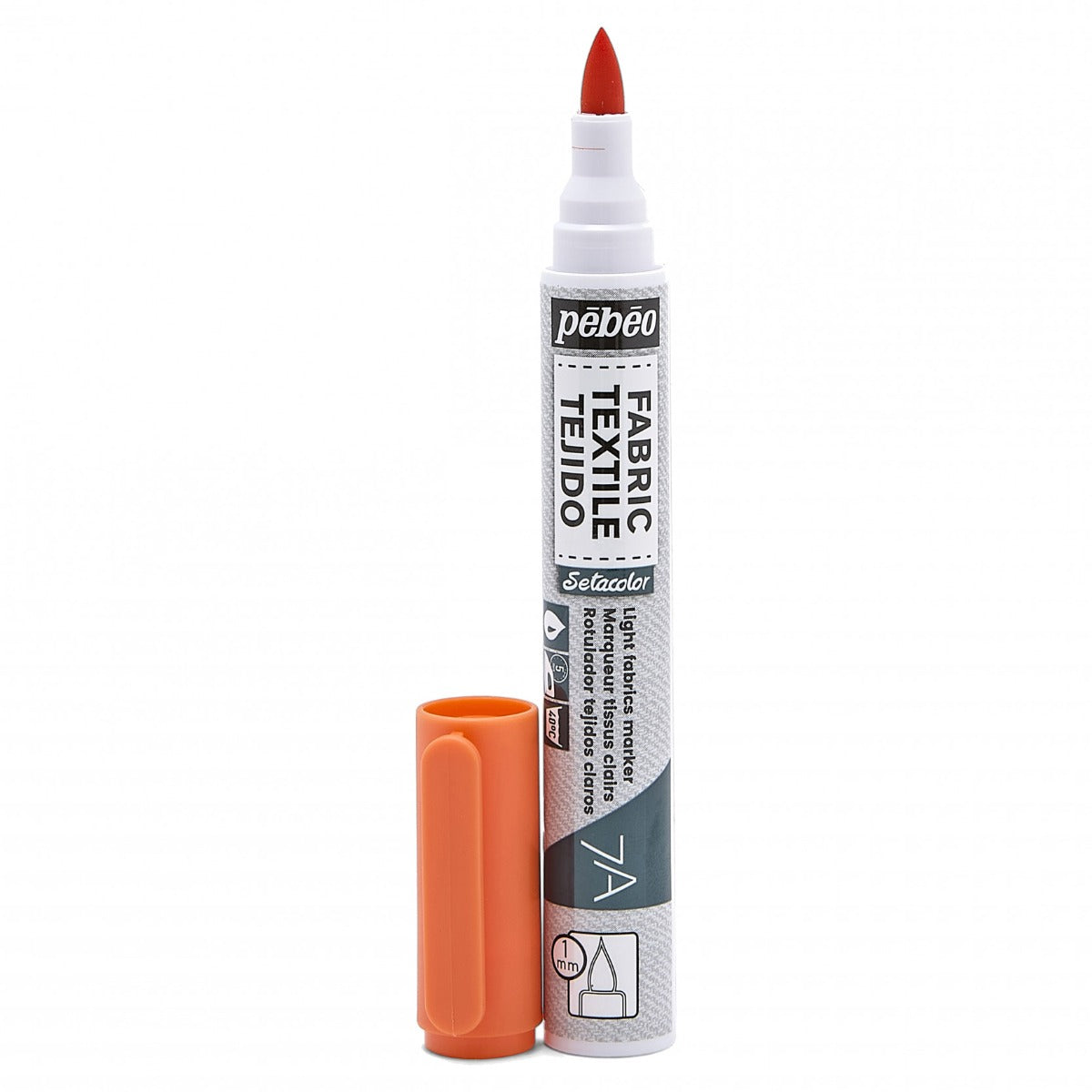 Pebeo Setacolor Light Fabric Marker 7A - Orange