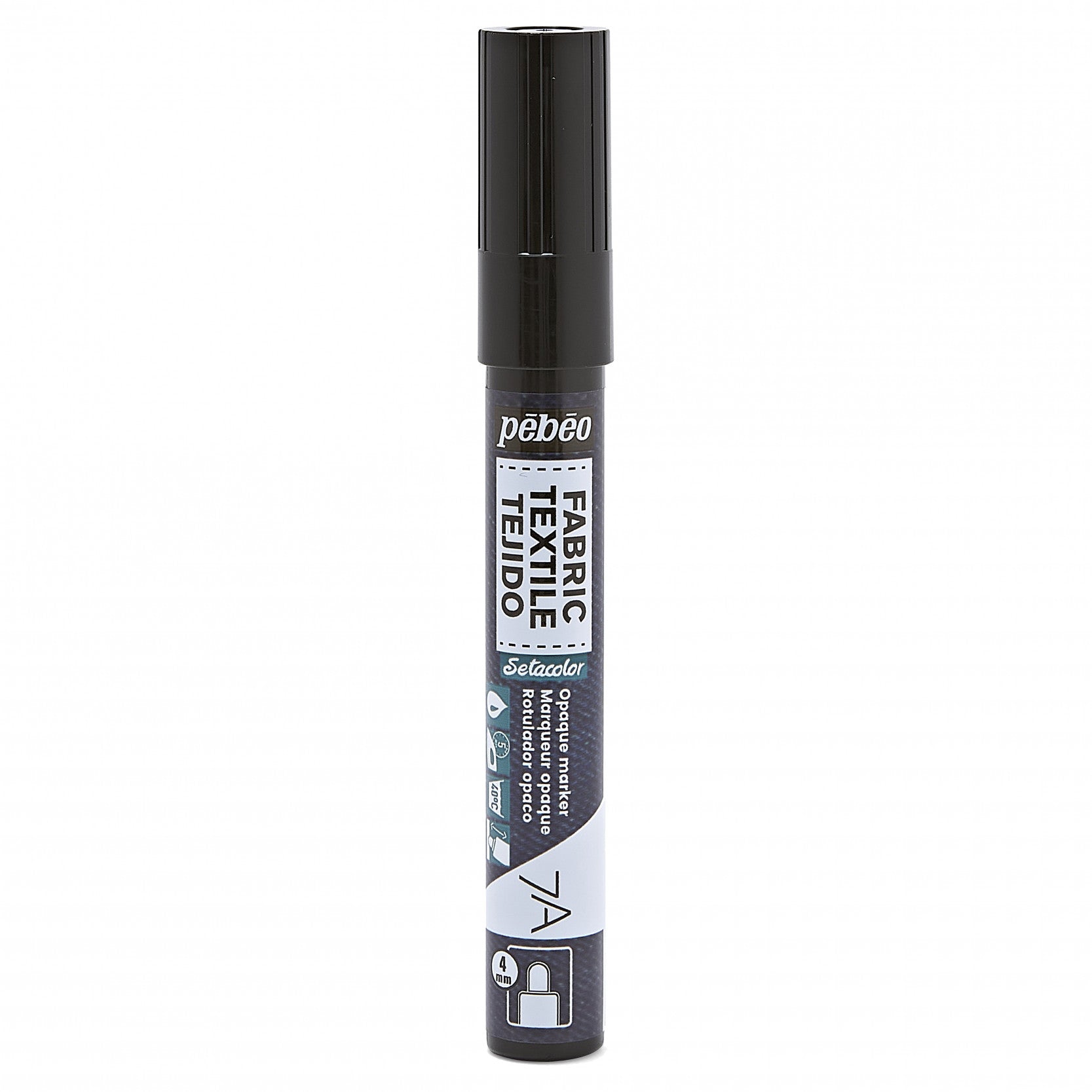 Pebeo Setacolor Opaque Marker 7A - Black