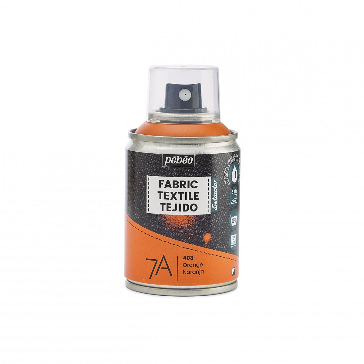 Pebeo 7A Textielspray 100 ml - arancione - Colori per tessuti