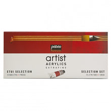 Pebeo Extrafine Artist Acrylics Paint Selection Set 10 x 37 ml. - Akrylfärg