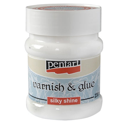 Pentart Decoupage Glue & Silky Varnish - 230 ml - Lim