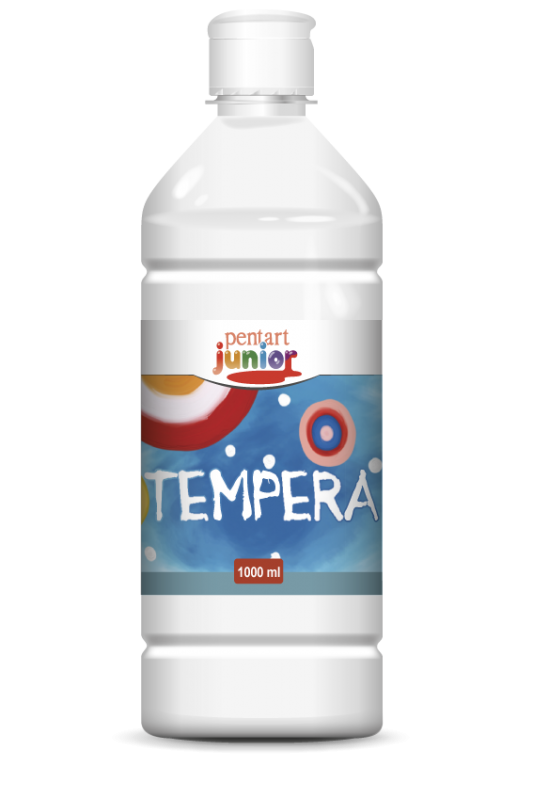 Pentart Tempera paint 1000 ml - bianco - Gouache e tempera