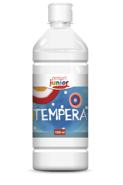 Pentart Tempera paint 1000 ml - bianco - Gouache e tempera