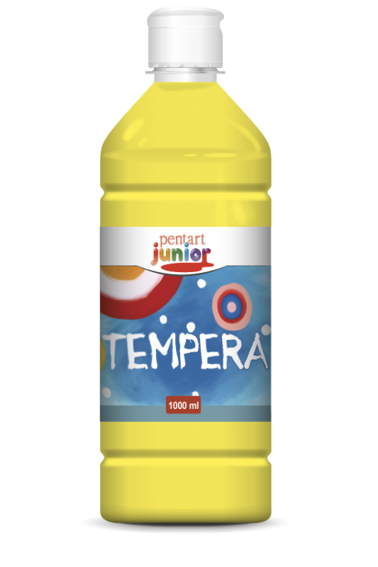 Pentart Tempera paint 1000 ml - giallo - Gouache e tempera