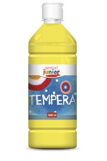 Pentart Tempera paint 1000 ml - gul - Gouache og tempera