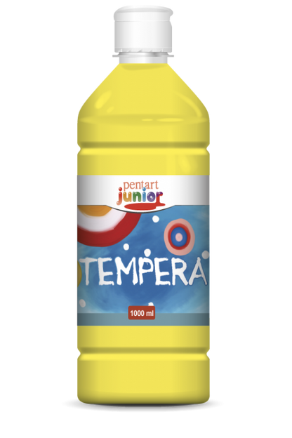 Pentart Tempera paint 1000 ml - giallo - Gouache e tempera