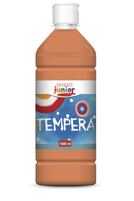 Pentart Tempera paint 1000 ml - arancione - Gouache e tempera