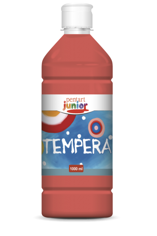 Pentart Tempera paint 1000 ml - rosso - Gouache e tempera