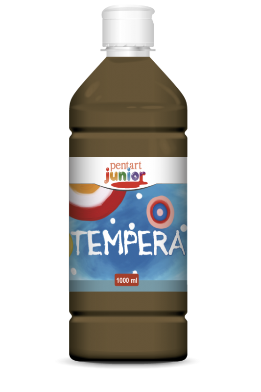 Pentart Tempera paint 1000 ml - marrone - Gouache e tempera