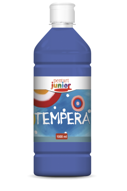 Pentart Tempera paint 1000 ml - blu - Gouache e tempera